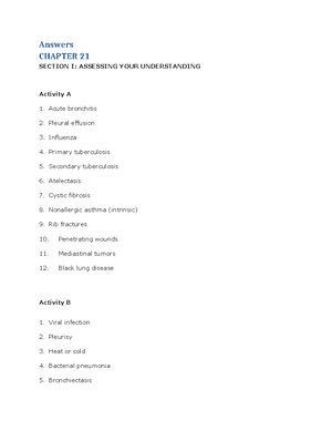 AWQ Chapter 22 - Med Surg Practice - Answers CHAPTER 22 SECTION I ...