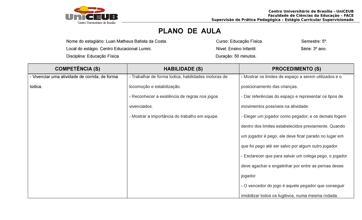 Jogando e calculando - Planos de Aula - 3º ano