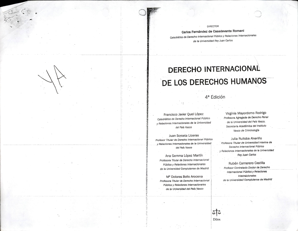 Derecho Internacional De Los Derechos Humanos - Derecho Constitucional ...