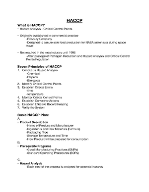 Introduction to Meat - Lecture Notes from Slides w/Professor Vogel ...