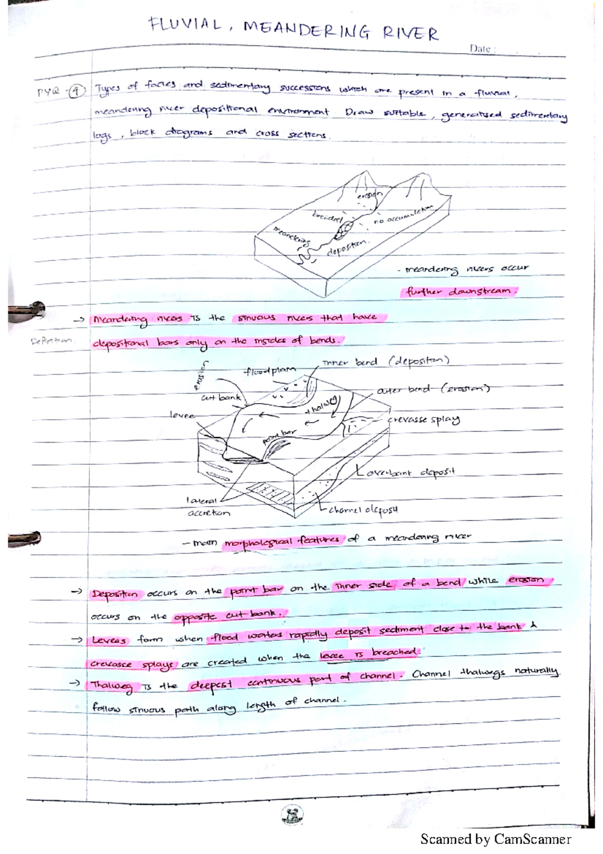 Clastic Sedimentology Notes - Scanned by CamScanner Scanned by ...