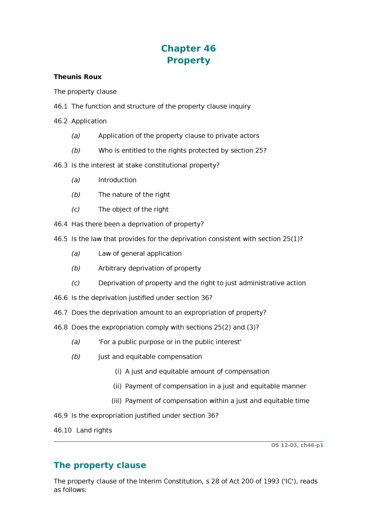 constitutional-law-of-south-africa-vol-2-chapter-46-property-chapter-46-property-theunis-roux