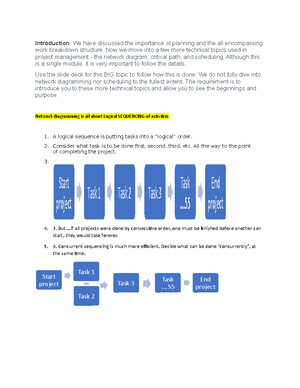 Project planning exam 1 - The topic will explore questions such as ...