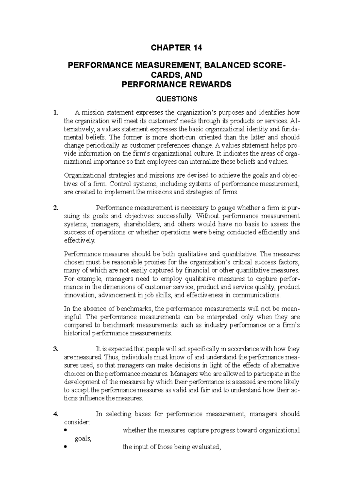 C14 - KEY TO CORRECTION FOR COST ACCOUNTING BY KINNLEY - CHAPTER 14 ...