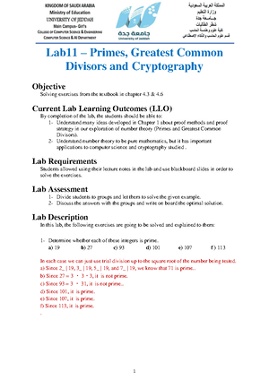 Lab04 solution - Test - Lab 04 Predicates and Quantifiers Objective ...