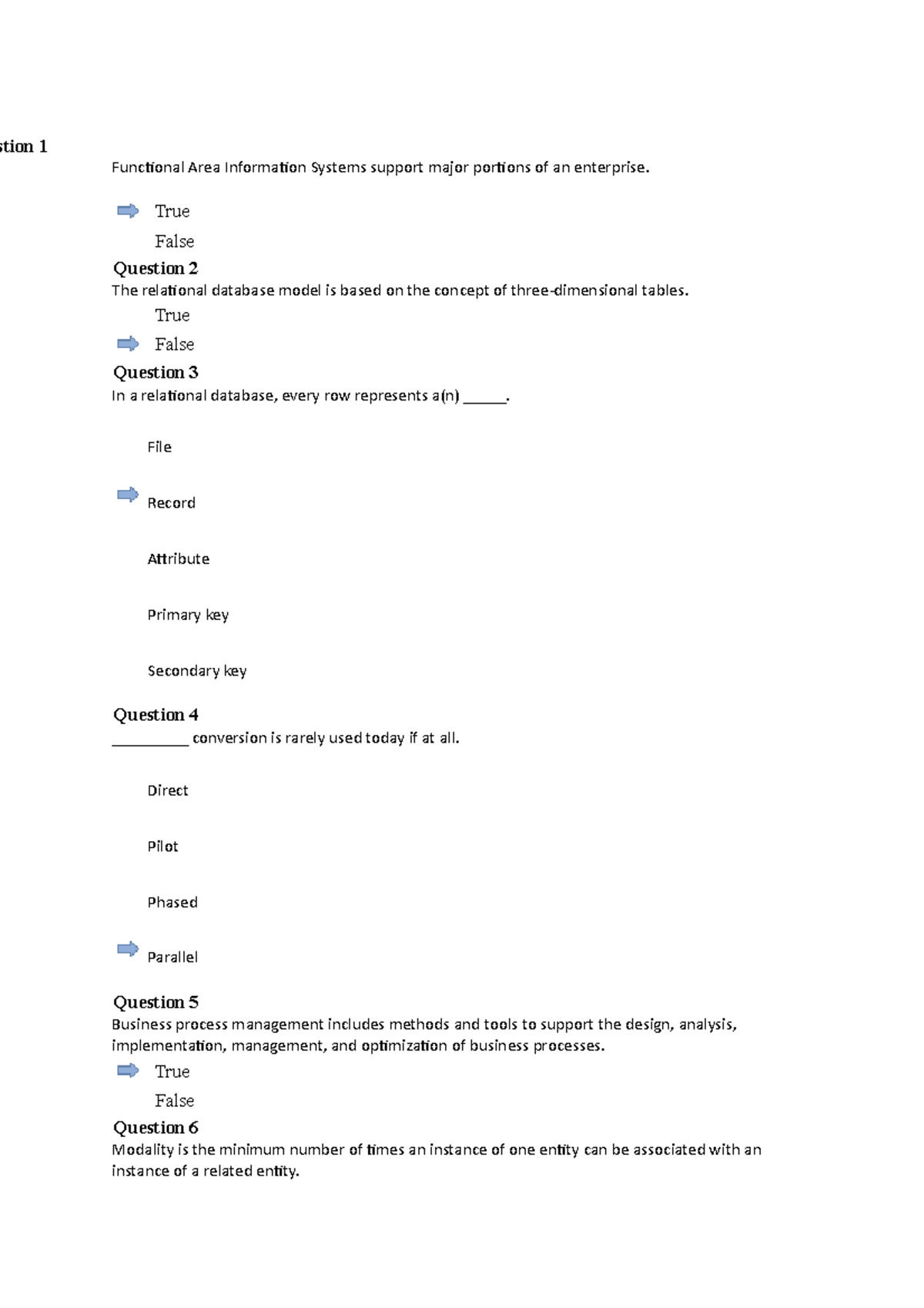 midterm-btma-quiz-attempts-estion-1-functional-area-information