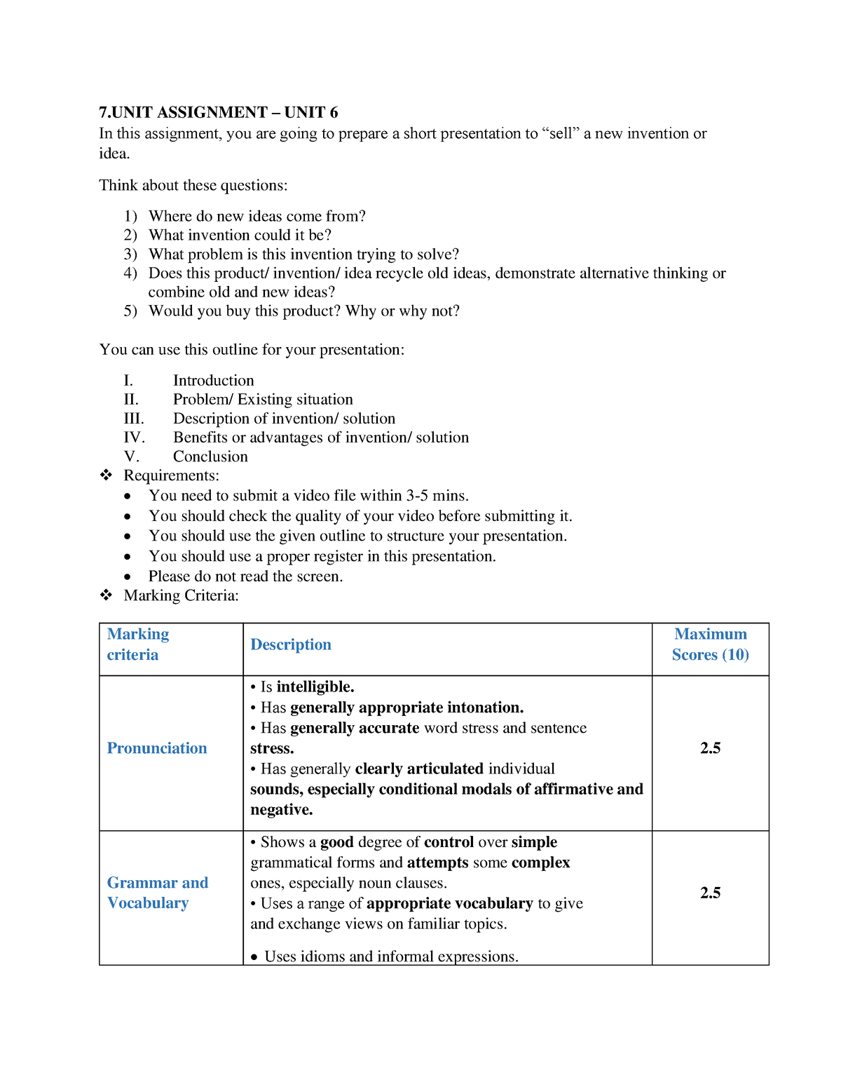 06 07 assignment instructions