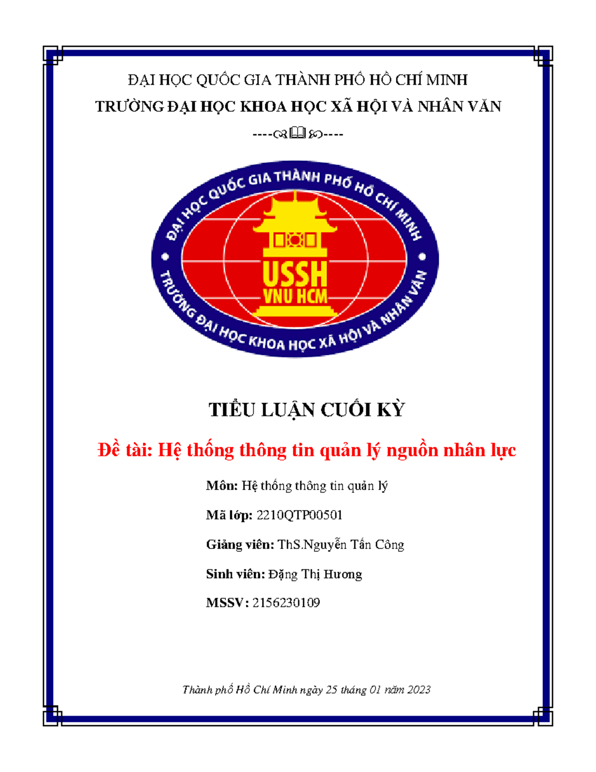 2021QTVP 2156230109 Dang Thi Huong Baocaotieuluan - ĐẠI HỌC QUỐC GIA ...