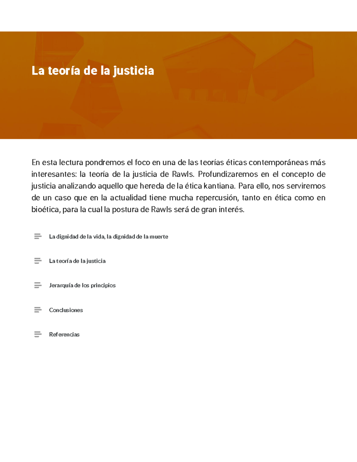 2-La Teoría De La Justicia - En Esta Lectura Pondremos El Foco En Una ...