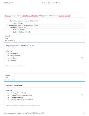 Hist1421 Graded Quiz Unit 3 - Question 1 Not Yet Answered Marked Out Of ...