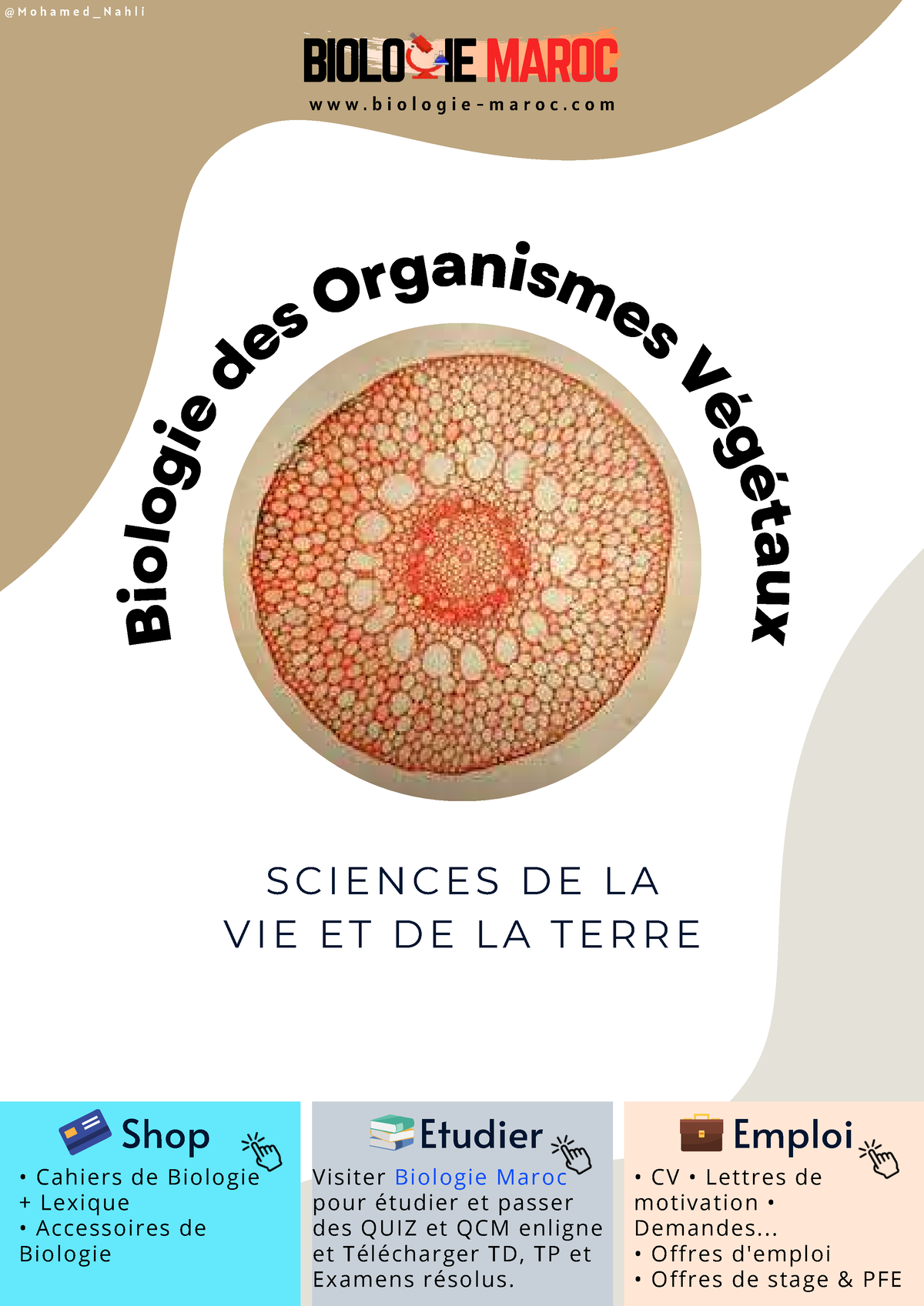 Bio Veg Cours Intro Biologie Végétale Shop Etudier Biolo Ie Maroc Cahiers De Biologie 3689