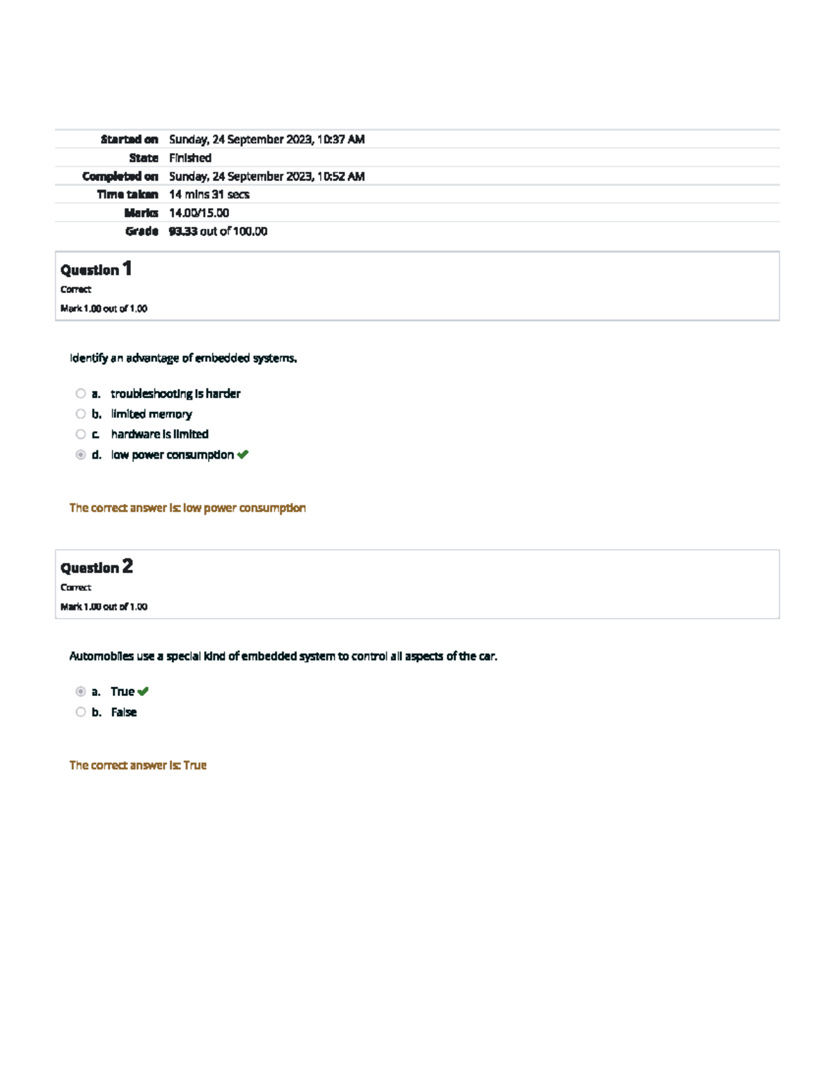 Graded Quiz Unit 3 - CS 3307 - Studocu