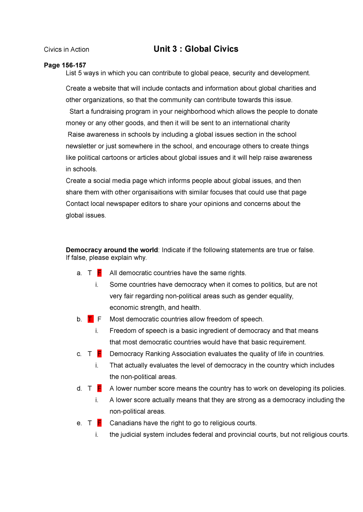 civics unit 3 assignment 4