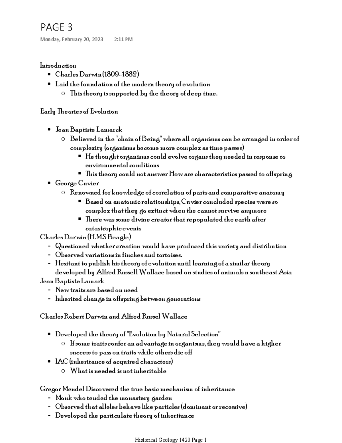 Historical Geology 3 - This goes into detail about the formation of the ...