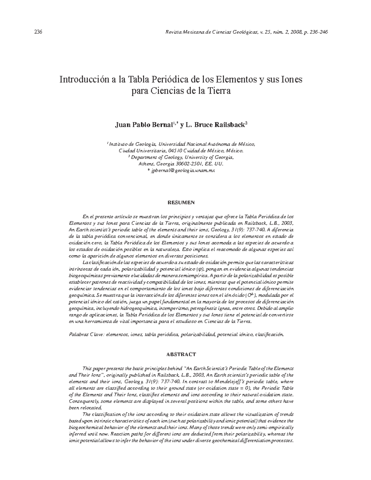 Dialnet Introduccion Ala Tabla Periodica De Los Elementos Ysus Ion