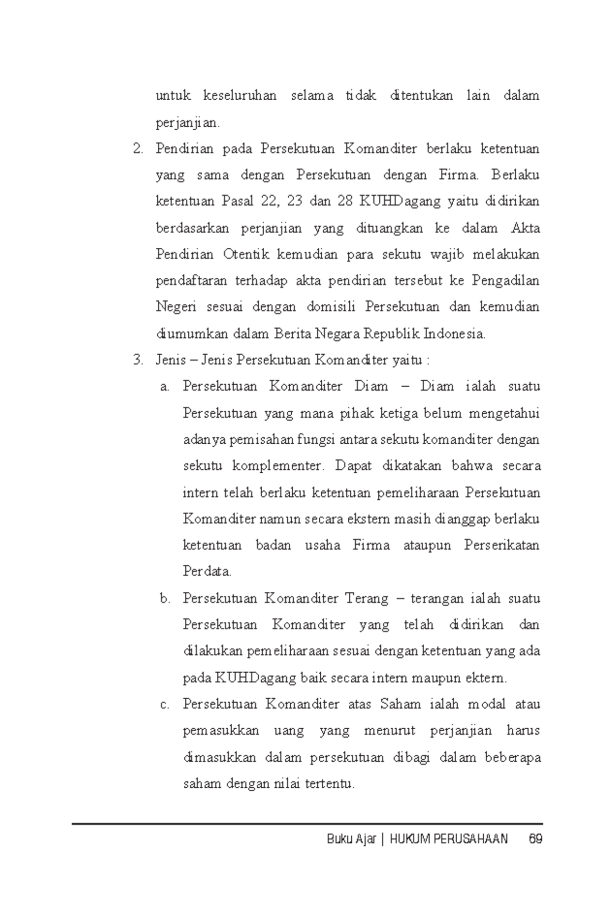 Pembelajaran Hukum Perusahaan-18 - Untuk Keseluruhan Selama Tidak ...