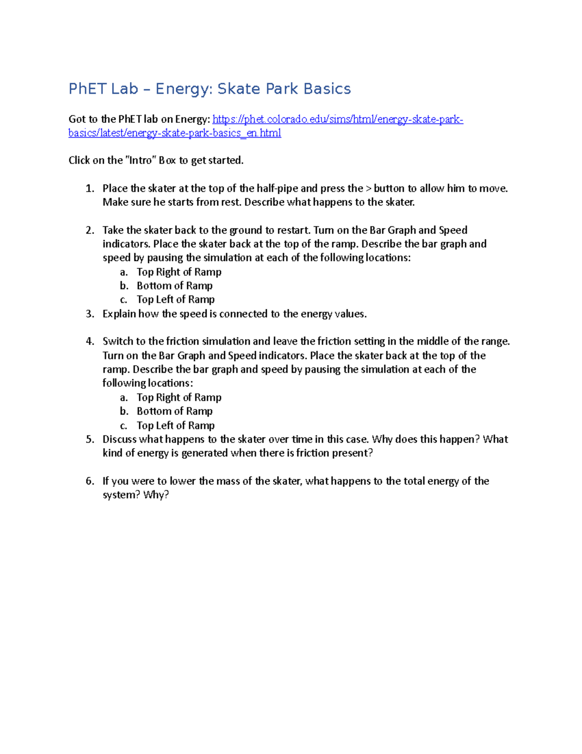 Phet Skate Park Conservation Of Energy 49 - 9x0rpjf