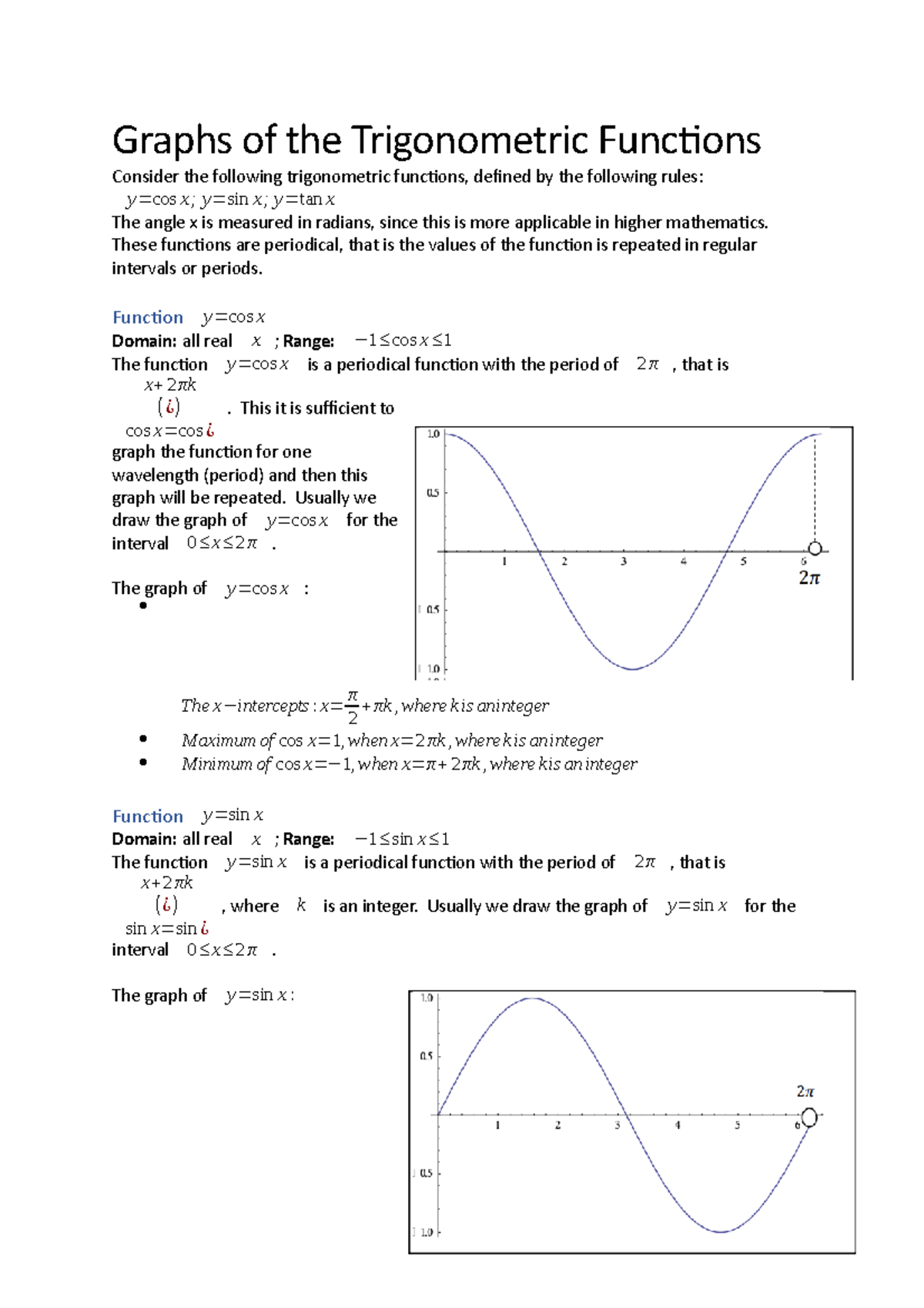 Further Trigonometry foundation mathematics notes - 035010 - Studocu