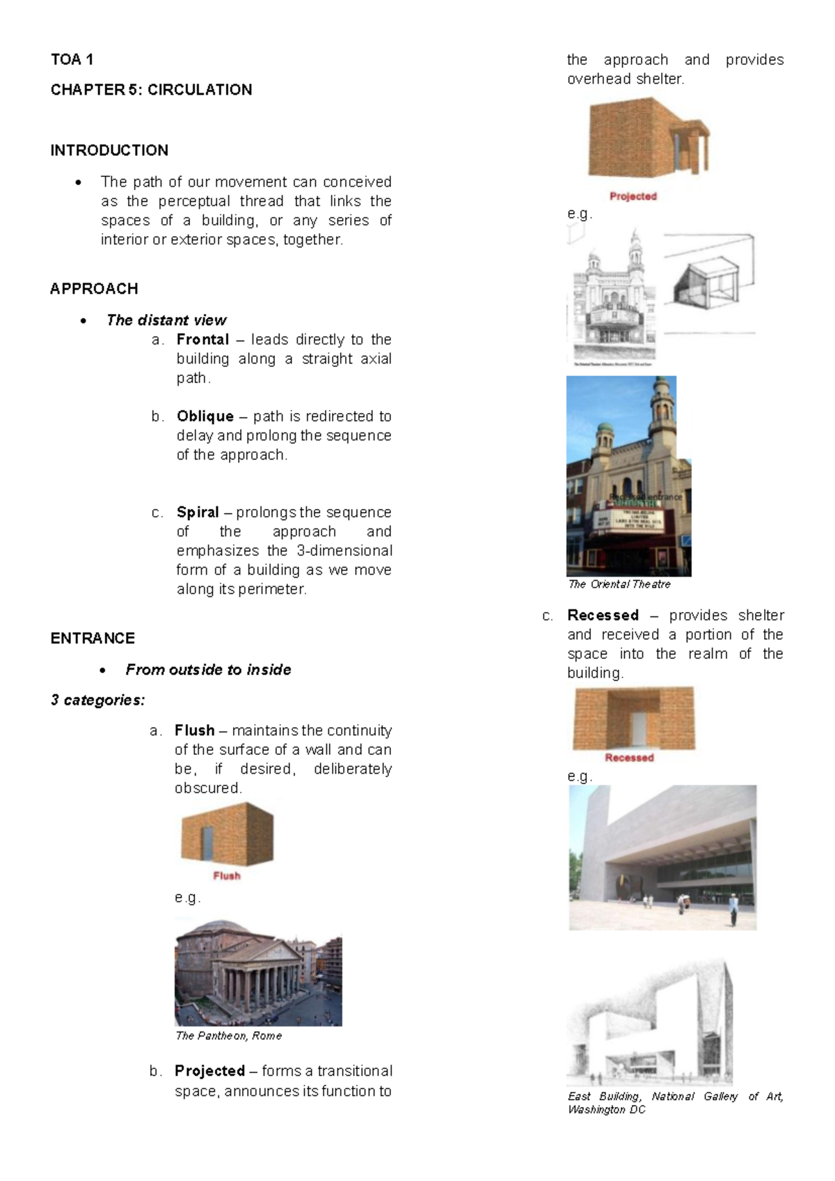 TOA 1 CHAP 5 6 - reviewer - TOA 1 CHAPTER 5: CIRCULATION INTRODUCTION ...