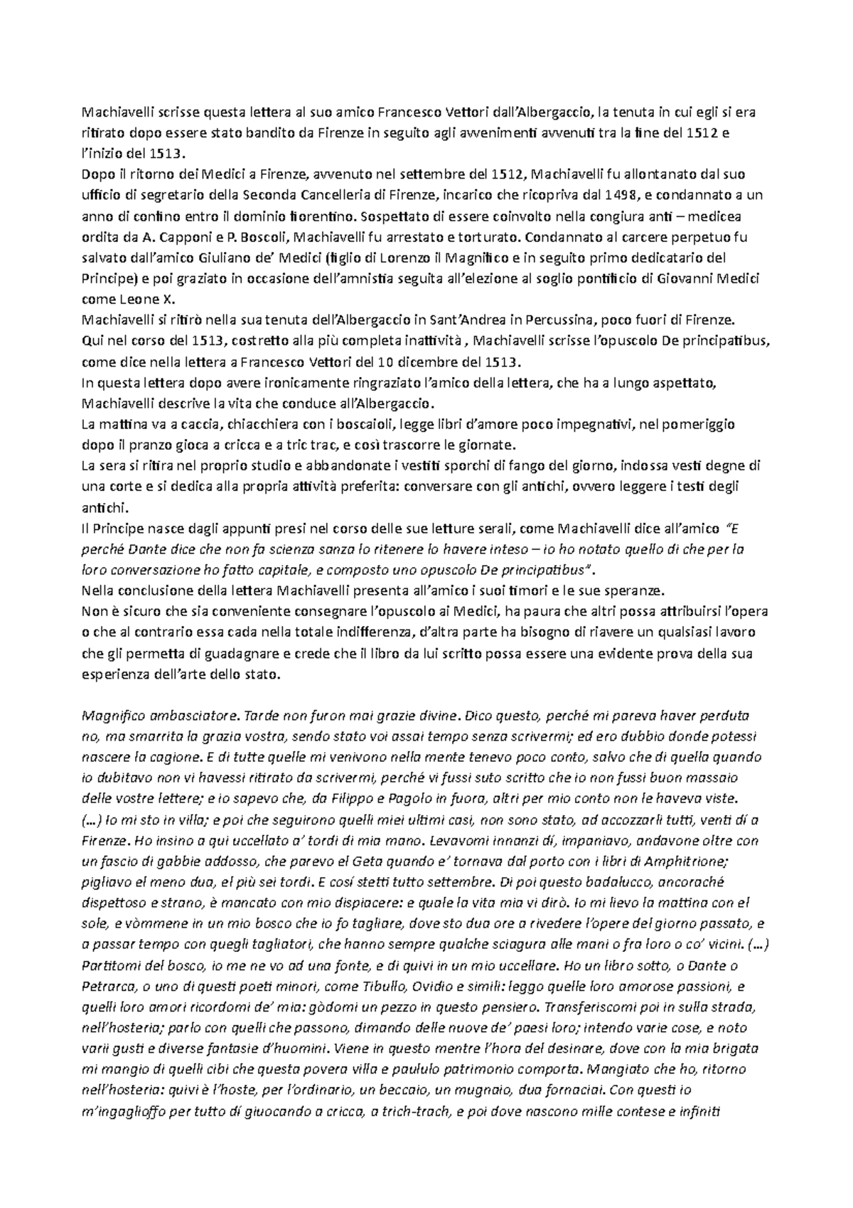 Virgilio il capo di tutti i capiti dei capi del capo dei capi dei capi