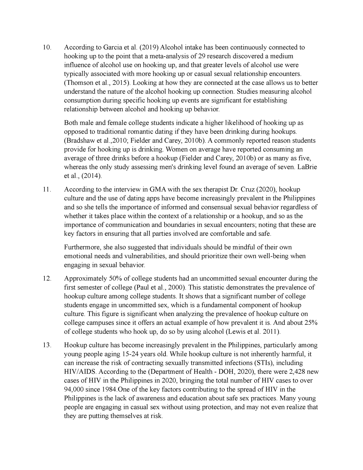 Rrls 2-2 - RRL - According to Garcia et al. (2019) Alcohol intake has ...