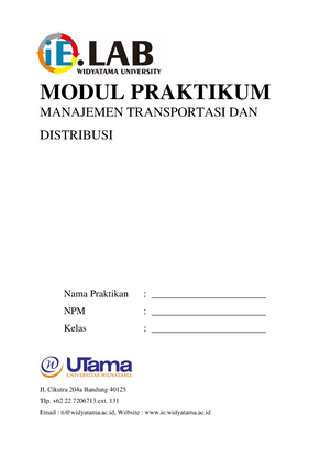 Modul Praktikum Perancangan Tata Letak Fasilitas Rev - MODUL PRAKTIKUM ...