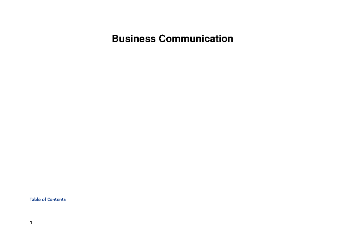 communication assignment introduction