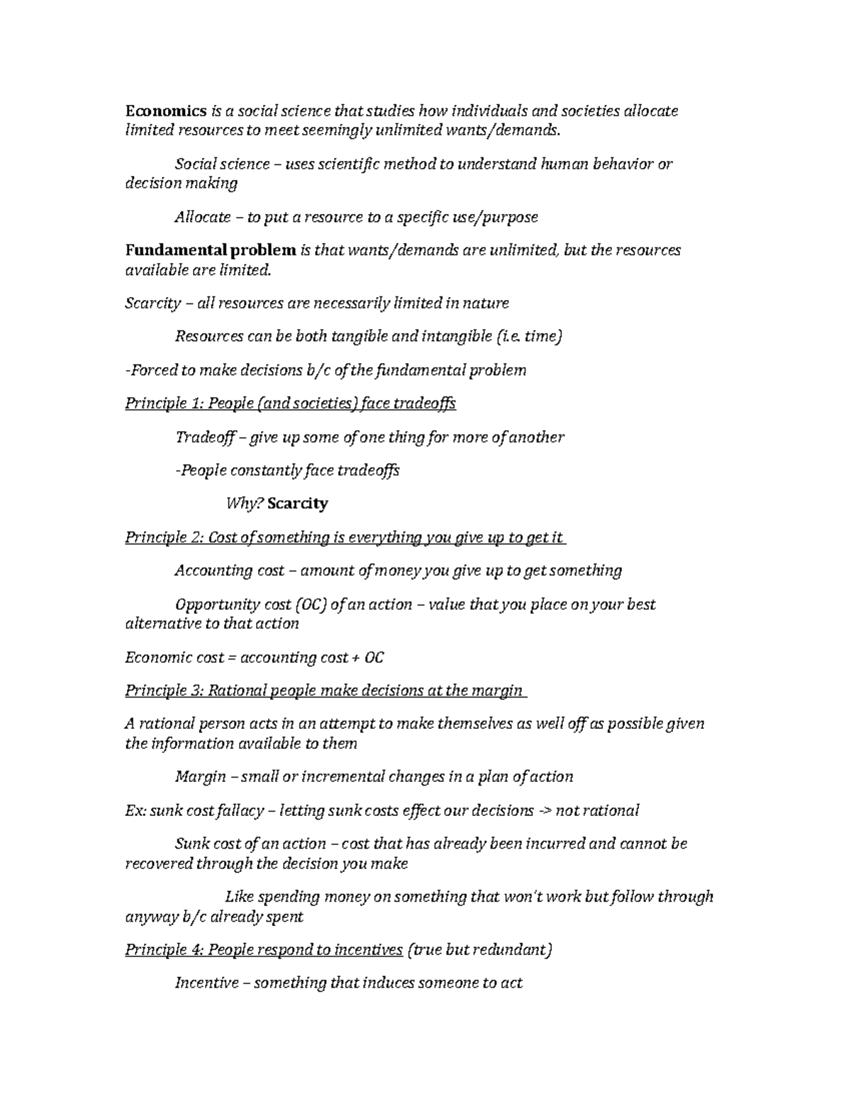 ch-1-lecture-notes-1-economics-is-a-social-science-that-studies-how