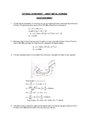 Tutorial sheet-Fracture Toughness - MATERIALS TUTORIAL WORKSHEET ...