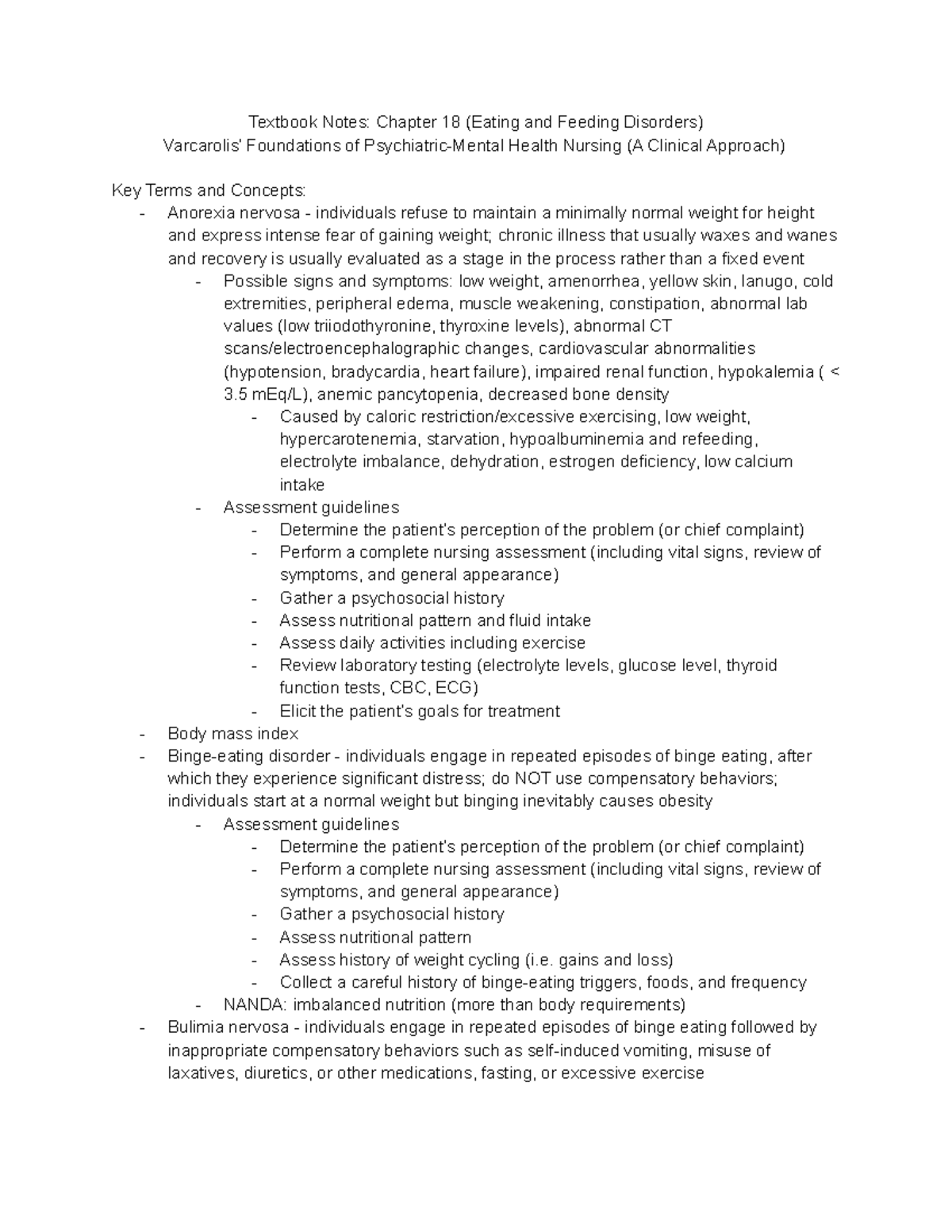 Ch 18 Key Terms and Concepts (Textbook) - Textbook Notes: Chapter 18 ...