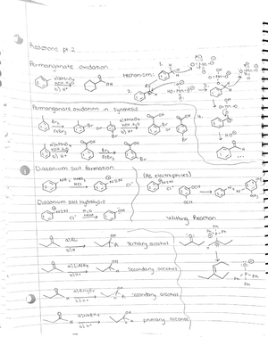 CHEM322 Final Study Guide - Exam Topics I. Functional Groups Grignard ...