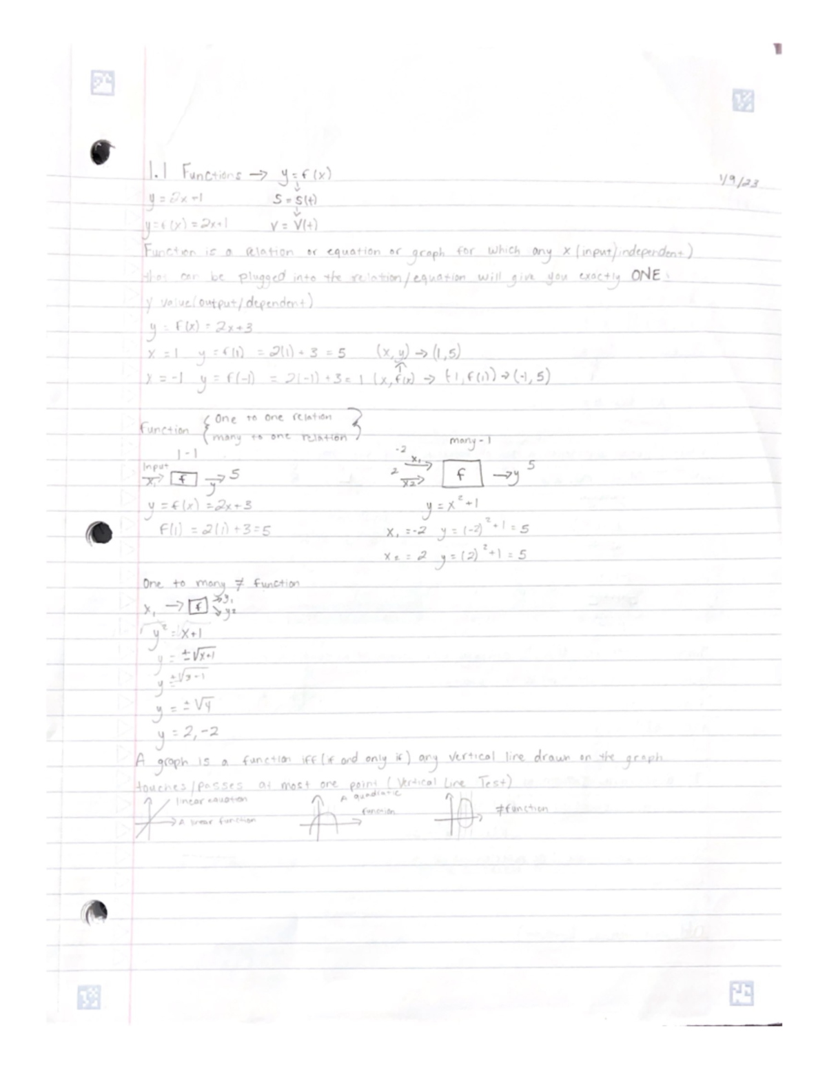 Chapter 1.1 Notes - MAC 2233 - Studocu