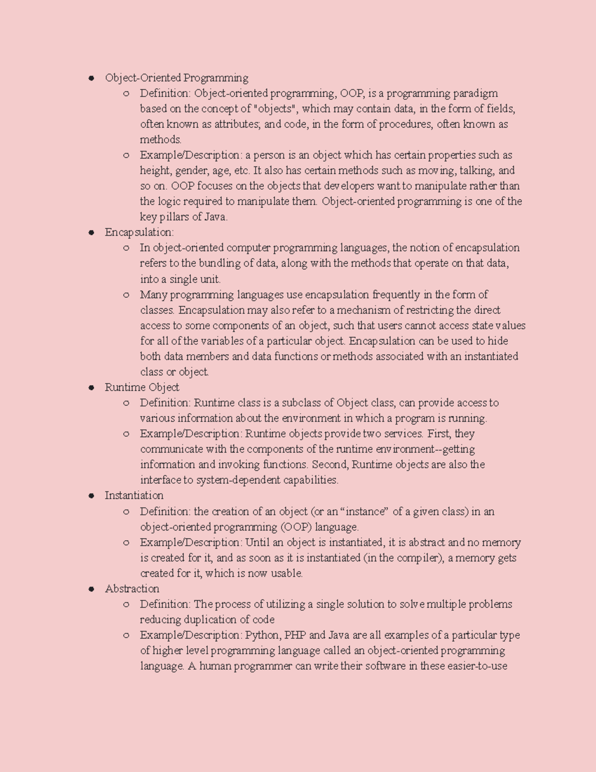 Object Oriented Programming - Object-Oriented Programming Definition ...