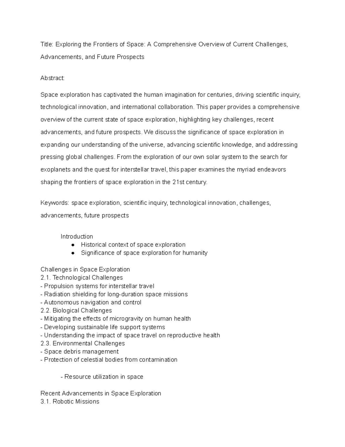 Untitled document - scientific papers - Title: Exploring the Frontiers ...