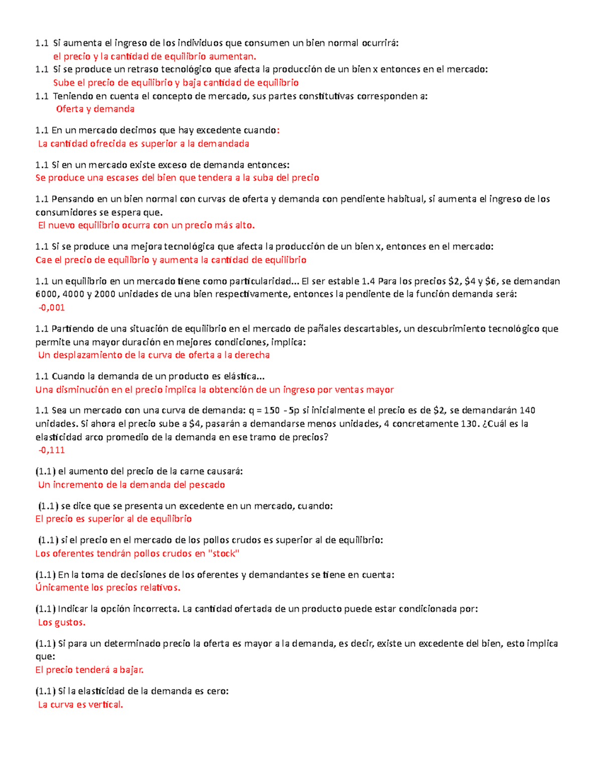 Preguntero Economia I ORI - 1 Si aumenta el ingreso de los individuos ...