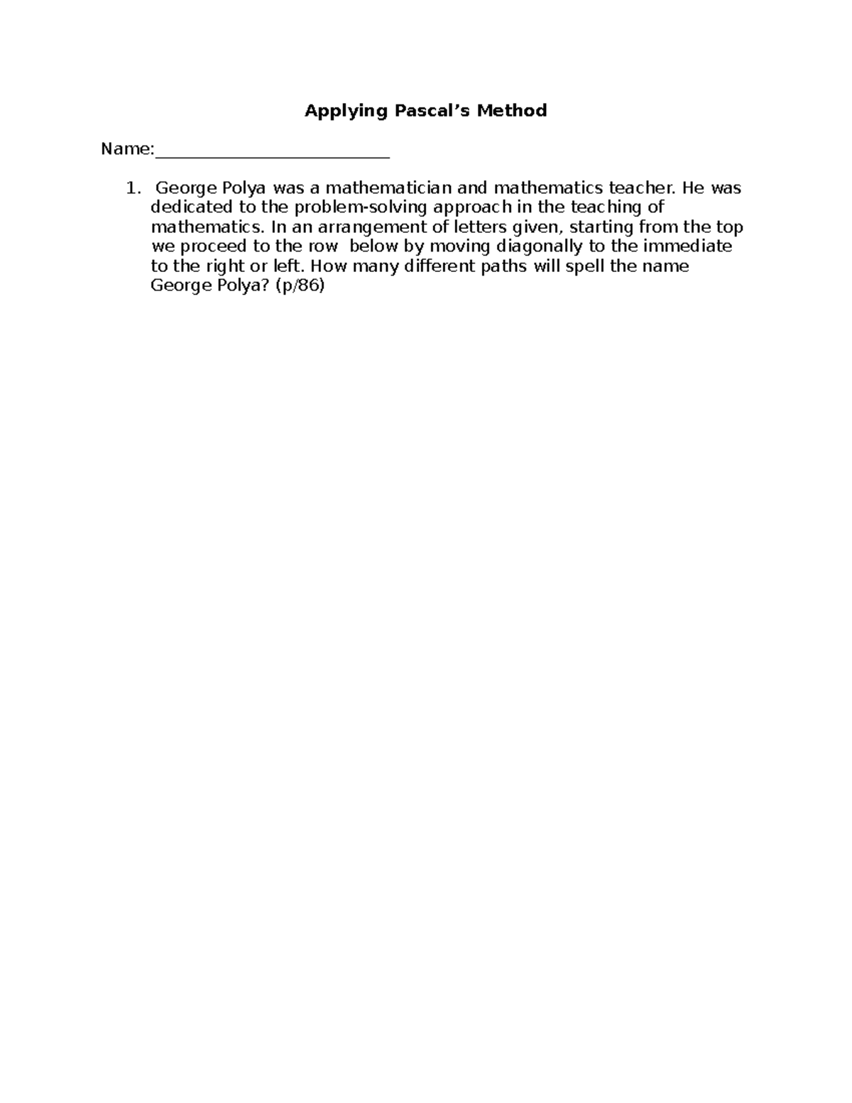 6.5-pascals application - itm 100 - Toronto Met - Studocu