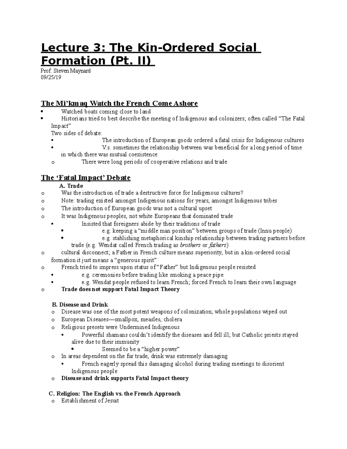 HIST124 - Lecture 3 - 09 - Lecture 3: The Kin-Ordered Social Formation ...