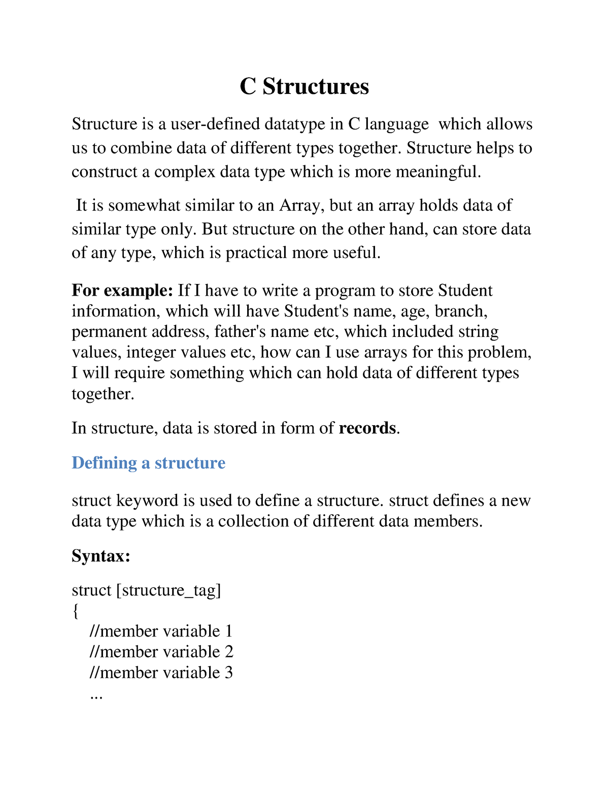 structures-please-send-pdf-c-structures-structure-is-a-user-defined