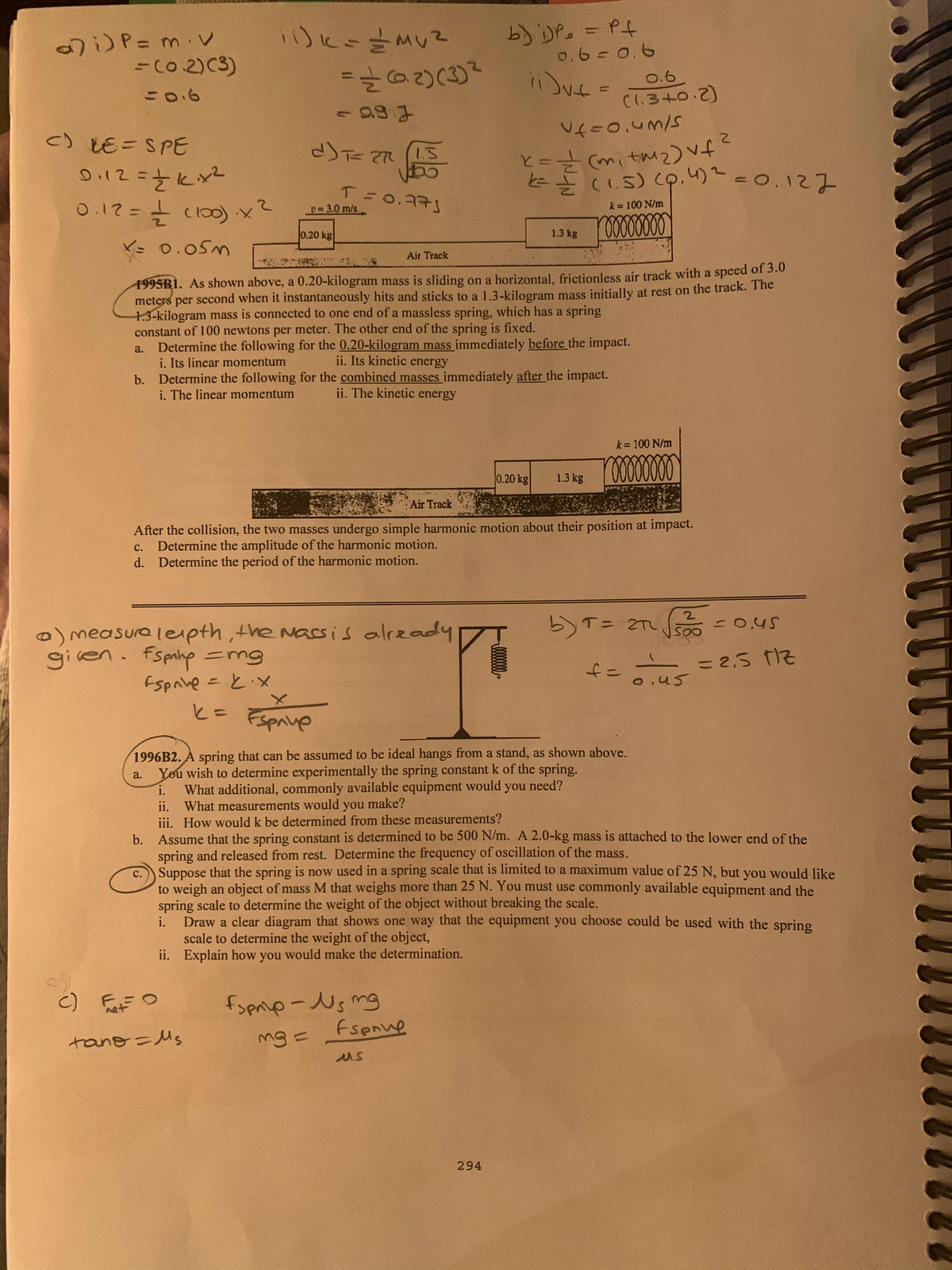 Assignments for Physics 1 Class Notes Lecture Notes - AP Physics ...