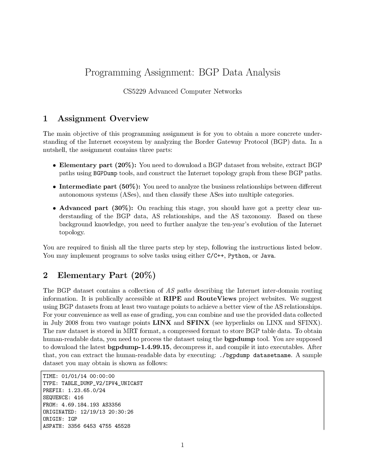 programming for data analysis assignment apu