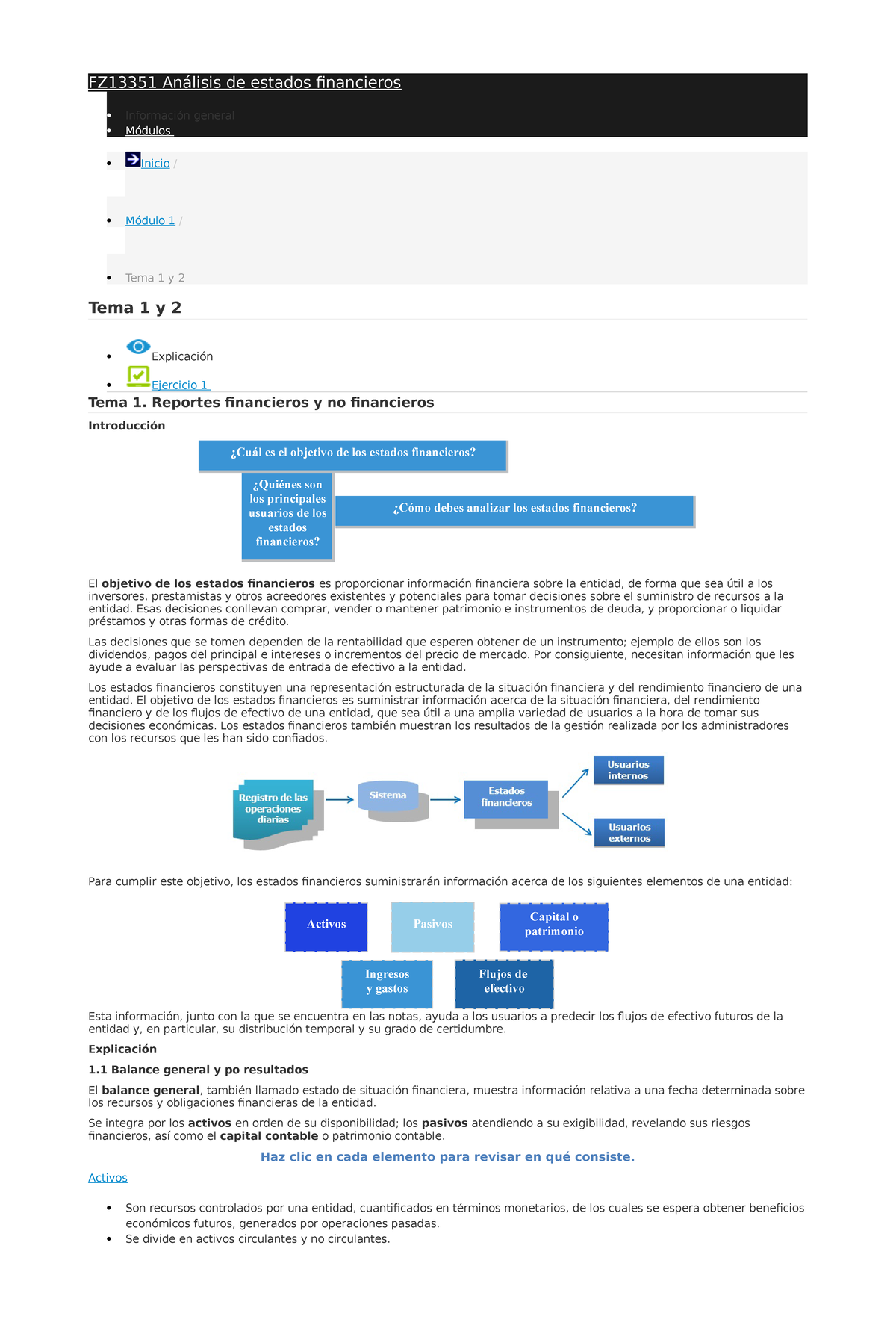 Examen De Analisis Financieros - FZ13351 Análisis De Estados ...