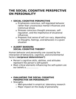 strengths of social cognitive theory