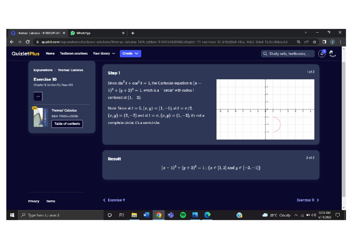 Exercise 11 - Book - Multivariable Calculus - Studocu