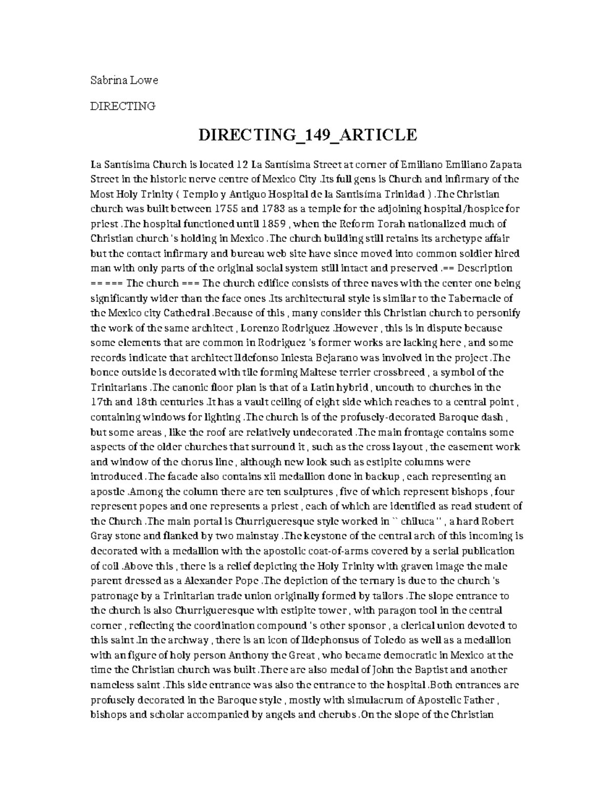 Directing 149 Article - Sabrina Lowe DIRECTING DIRECTING_149_ARTICLE La ...