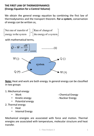 ME303 3 Flow Analysis 1 - fsdrevgf - FUNDAMENTAL CONCEPTS FOR FLOW ...