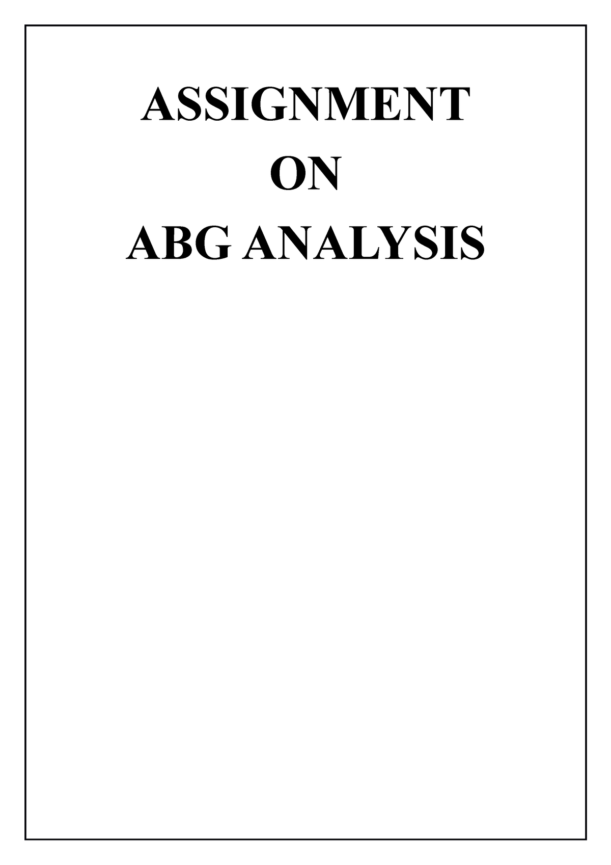 abg analysis assignment pdf