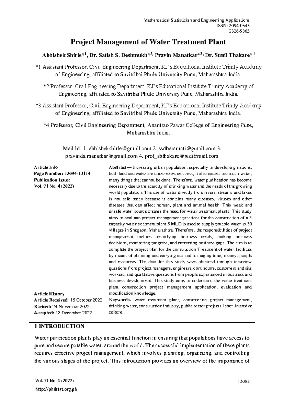2692-Article Text-4653-1-10-20230725 - Vol. 71 No. 4 (202 2 ) ISSN ...