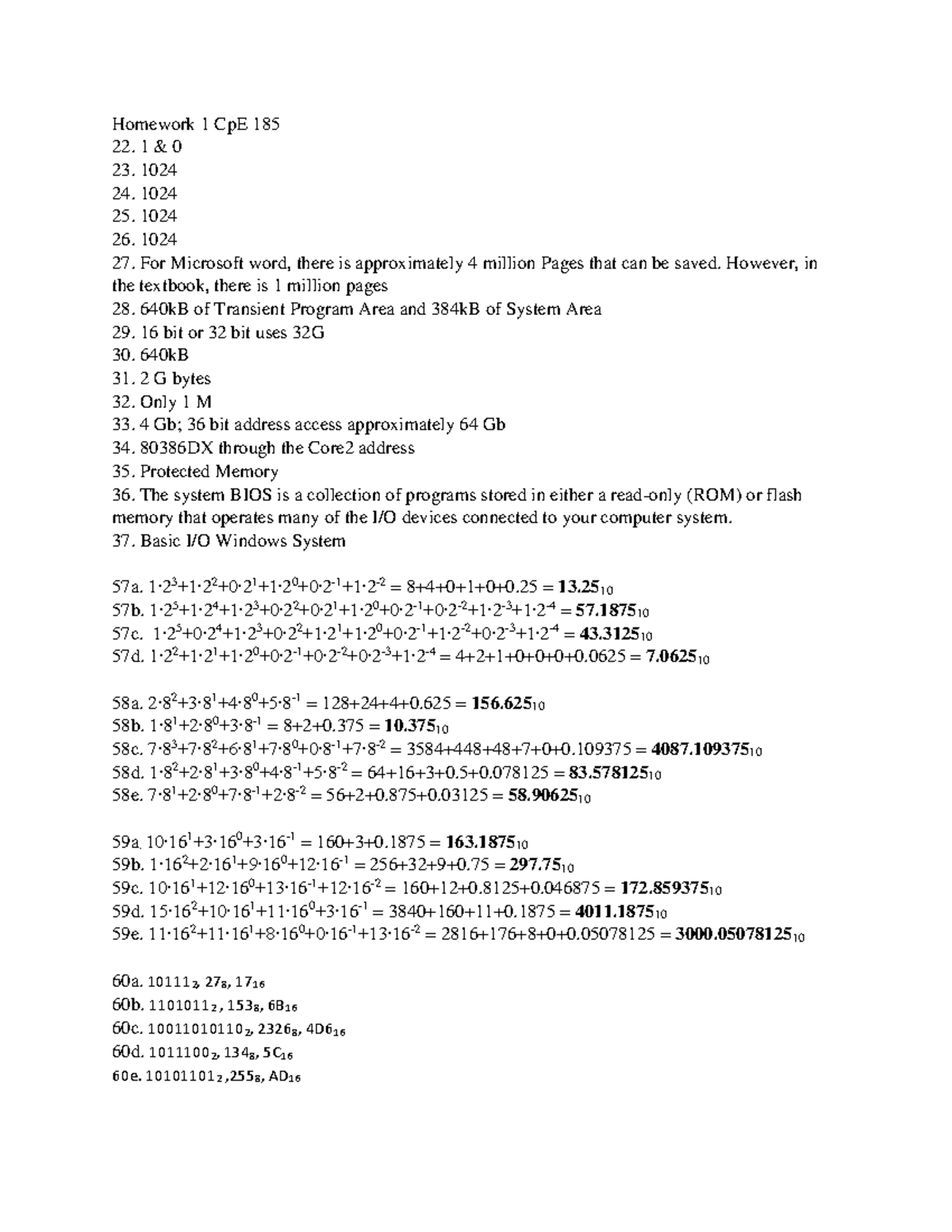 Homework 1 Warning Tt Undefined Function 32 Homework 1 Cpe 185 22 1 0 23 1024 24 Studocu Homework 1 Warning Tt Undefined Function 32 Homework 1 Cpe 185 22 1 0 23 1024 24 Studocu
