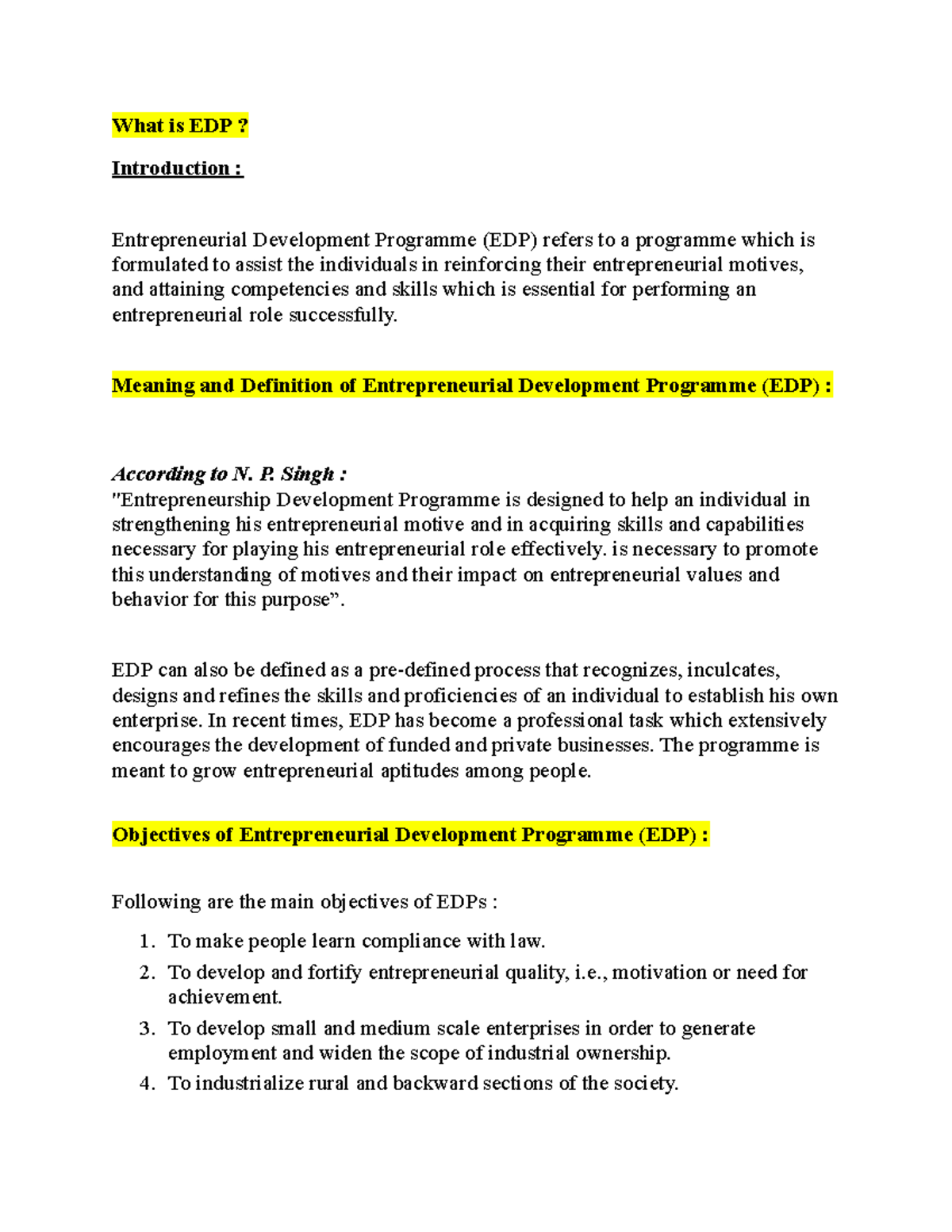What is EDP It's notes on EDP topics. What is EDP? Introduction