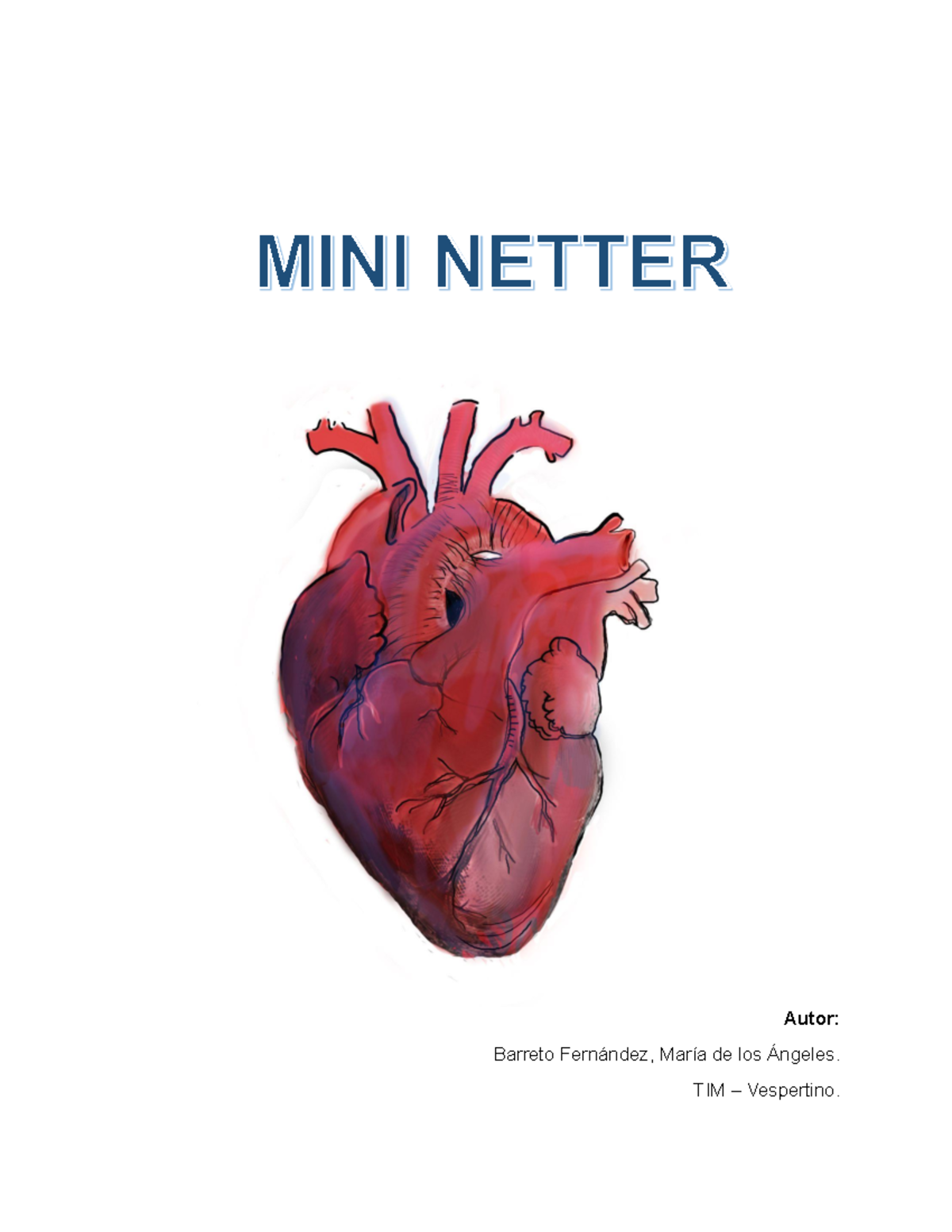 MINI Netter AIEP 2023 - Autor: Barreto Fernández, María de los Ángeles ...
